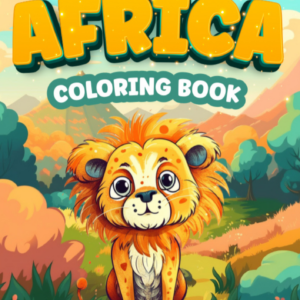 cute animals of africa coloring book